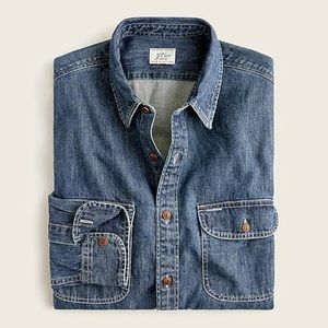 J.Crew Mid-weight Denim workshirt